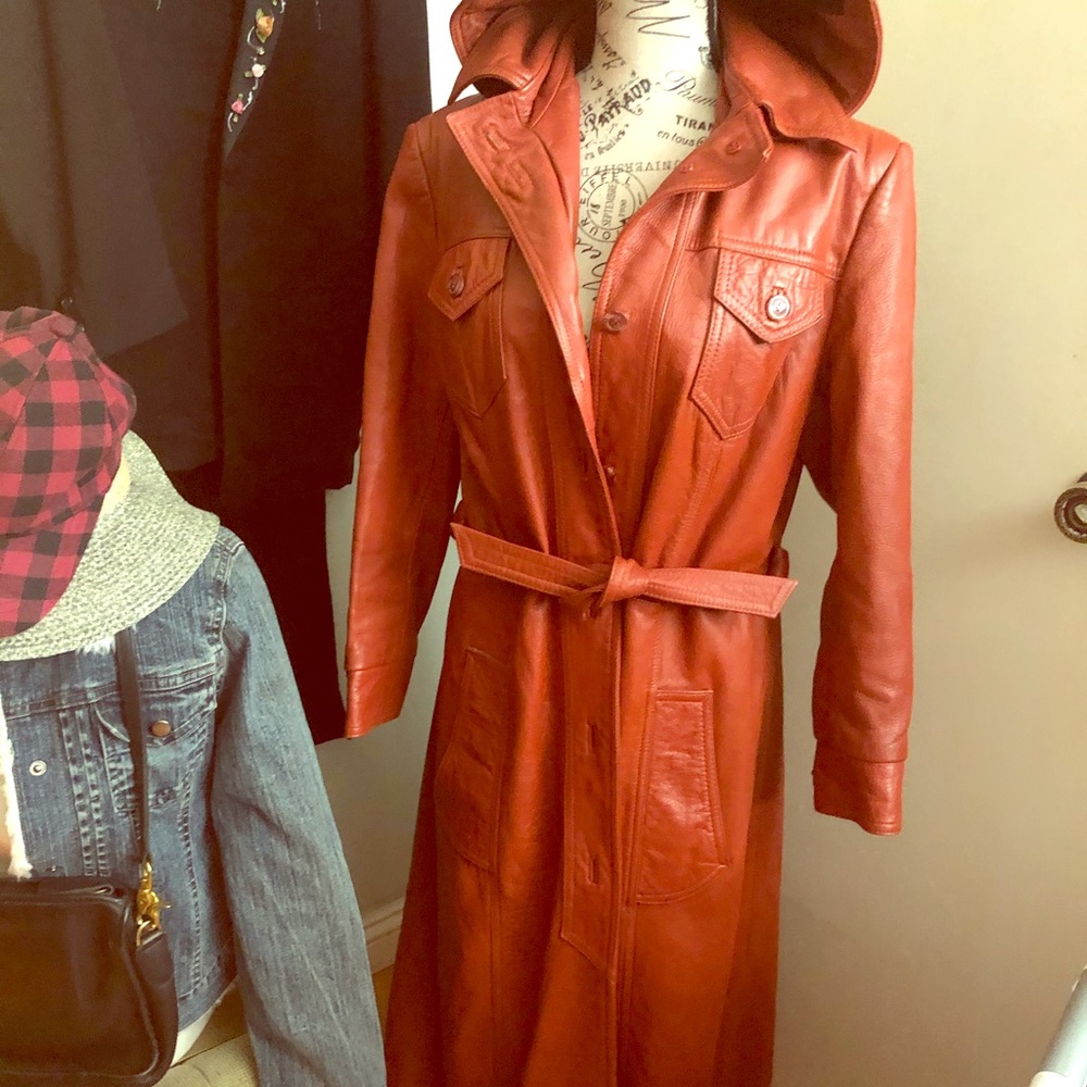 Vintage Wilson leather trench